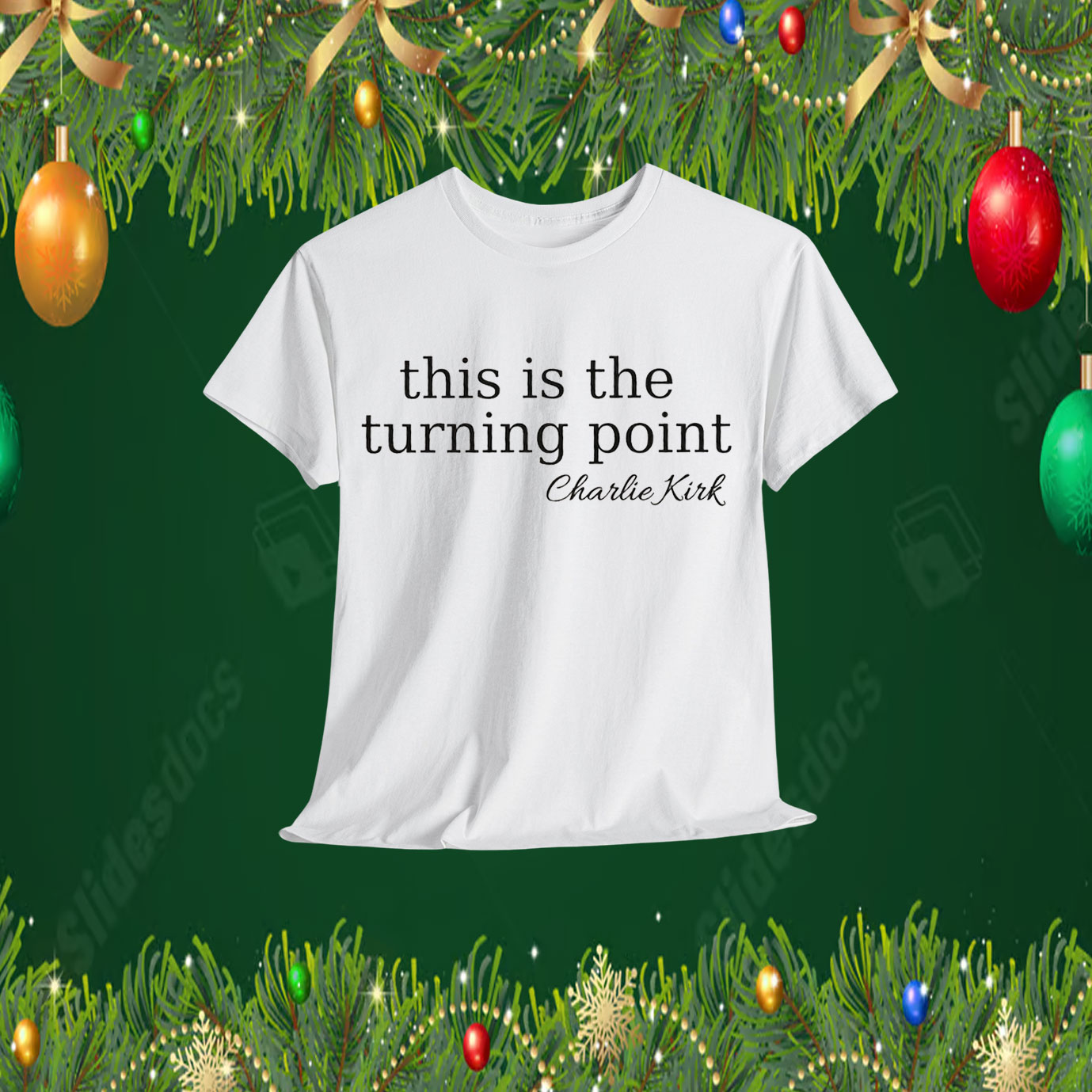 Charlie Kirk This Is The Turning Point Unisex Shirt