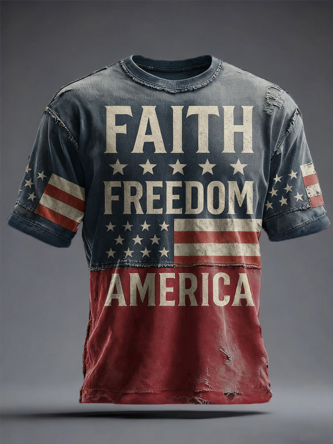 Charlie Kirk TPUSA Freedom T-Shirt Faith Freedom Memorial Charlie Kirk Apparel