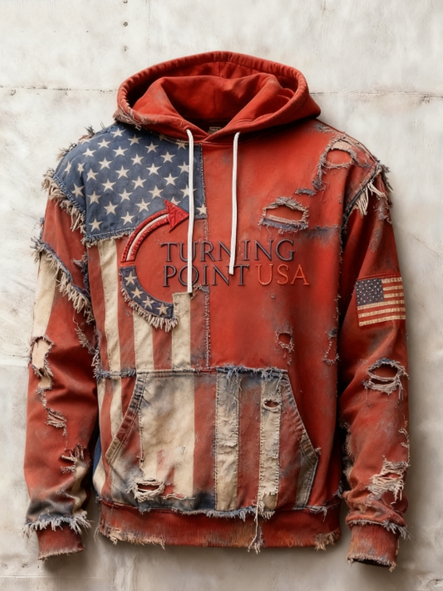 Charlie Kirk TPUSA Hoodie This Is Our Turning Point Proud Live Like Charlie Ideal Presents