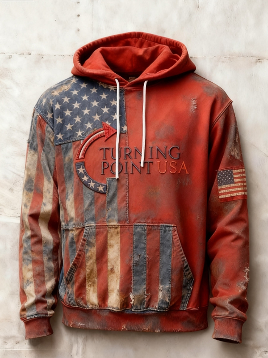 Charlie Kirk TPUSA Hoodie This Is Our Turning Point Tribute Live Like Charlie Clothing