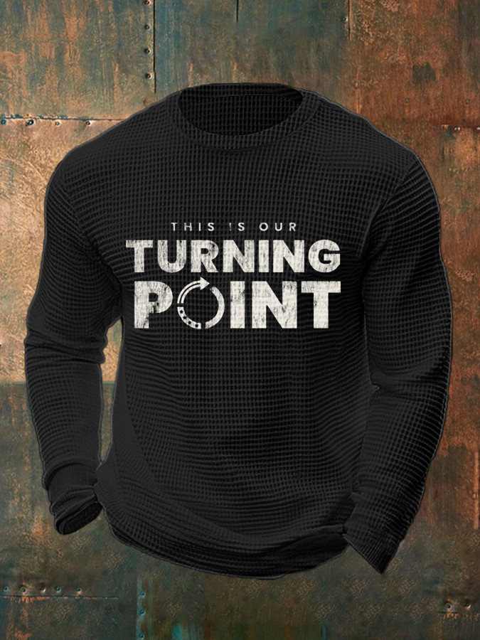 Charlie Kirk TPUSA Long Sleeve Shirt This Is Our Turning Point Proud TPUSA Tribute Clothing