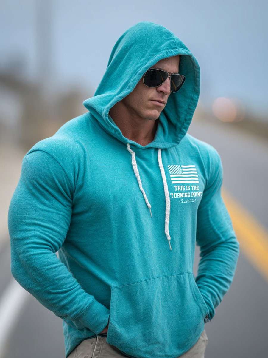Charlie Kirk TPUSA Merch Hoodie This Is The Turning Point Commemorative CK 47 Gifts