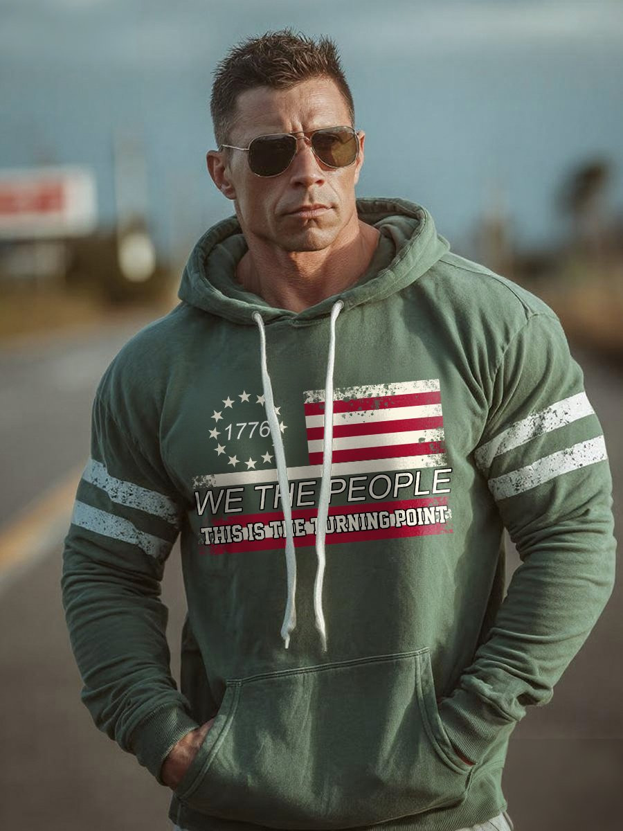 Charlie Kirk TPUSA Merch Hoodie We The People 1776 Commemorative TPUSA Freedom Ideas