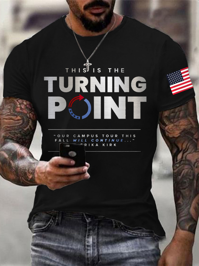 Charlie Kirk TPUSA Merch T-Shirt Our Campus Tour Will Continue Best Tribute Clothing