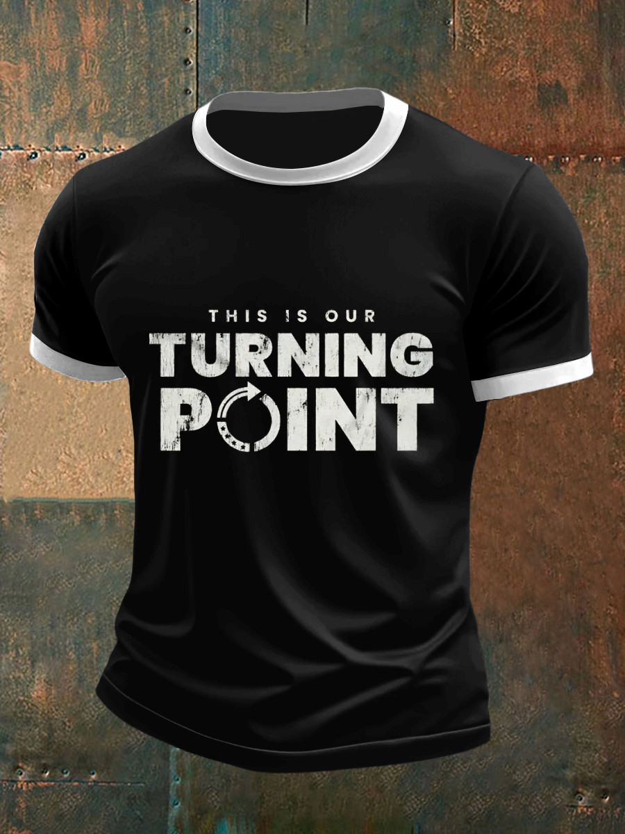 Charlie Kirk TPUSA Merch T-Shirt This Is Our Turning Point Great American Patriot Clothing