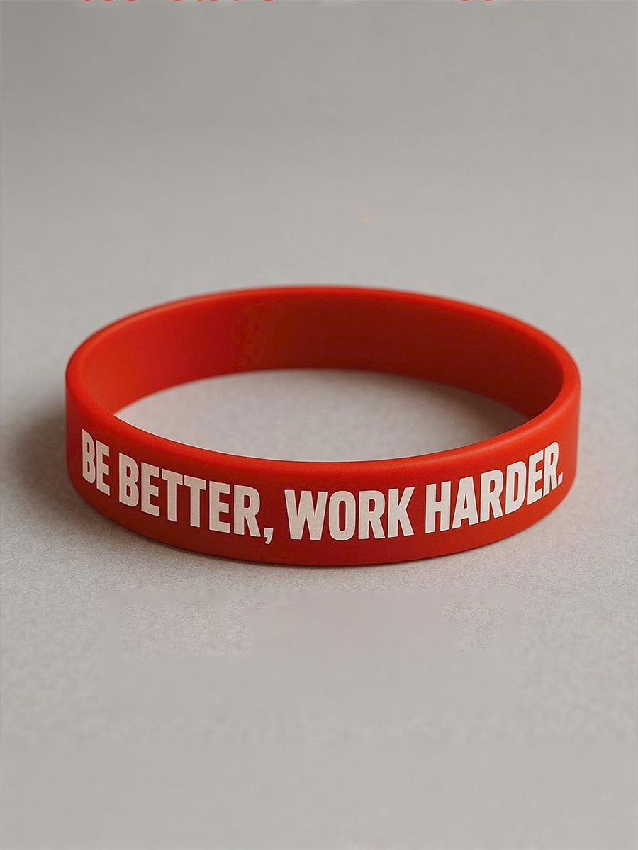 Charlie Kirk TPUSA Silicone Bracelet Work Harder Be Better Signed Charlie Kirk TPUSA Gifts