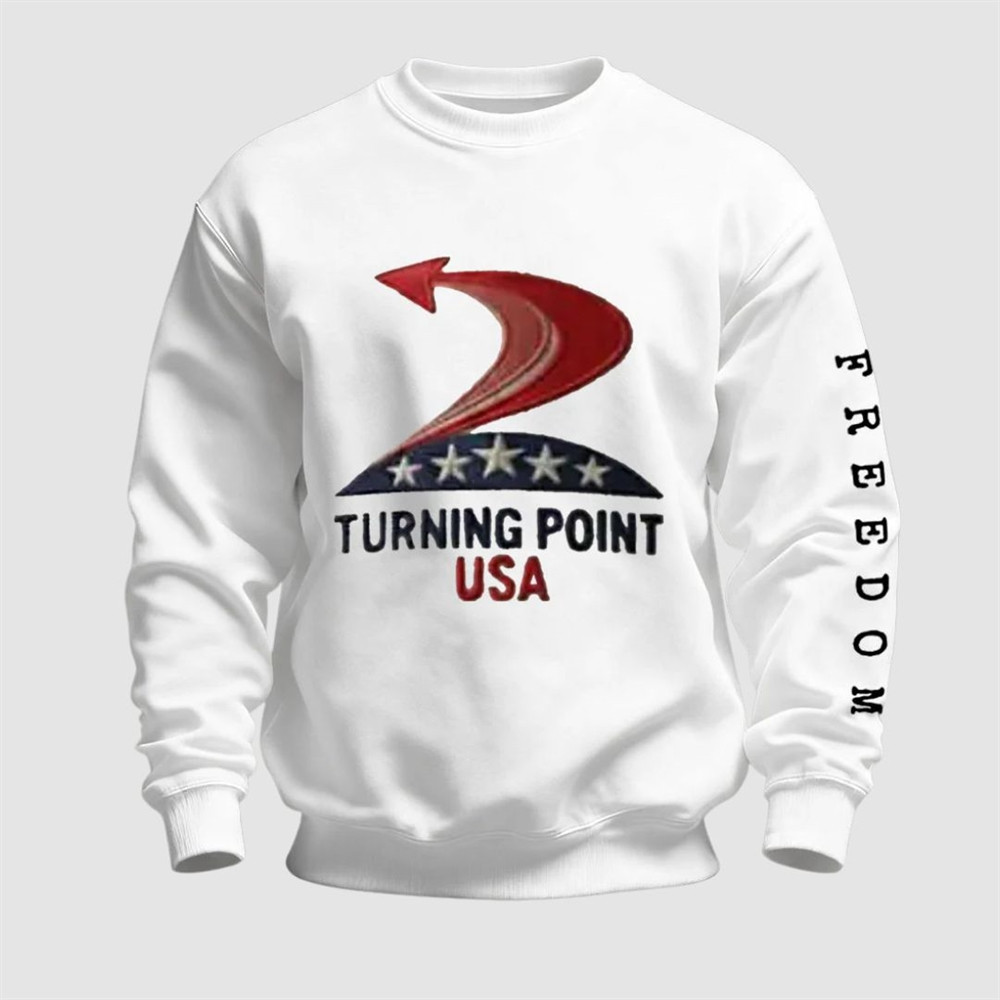 Charlie Kirk TPUSA Sweatshirt Turning Point USA Freedom Tribute Charlie Kirk Apparel
