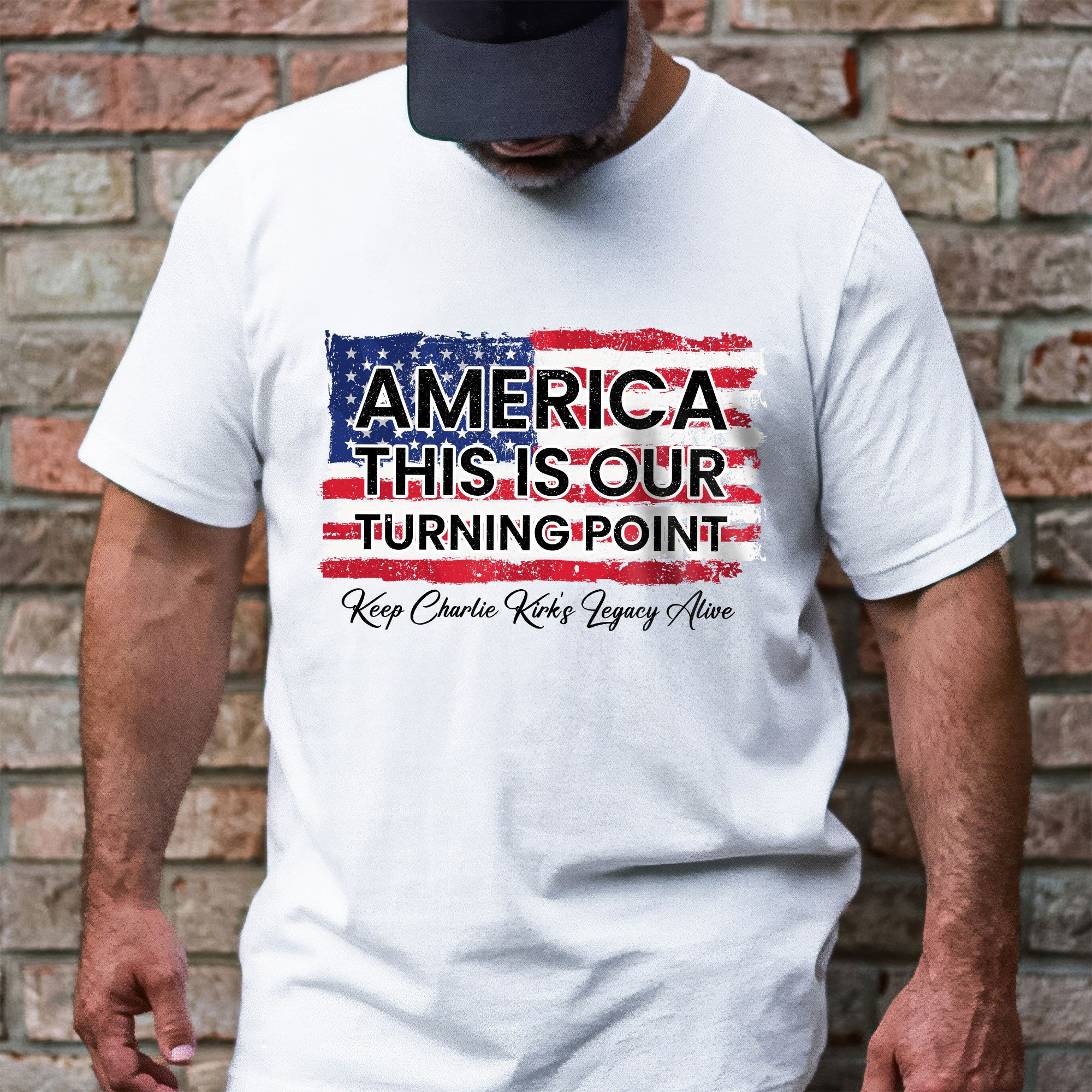 Charlie Kirk TPUSA T-shirt America This Is Our Turning Point Proud Charlie Kirk Clothing