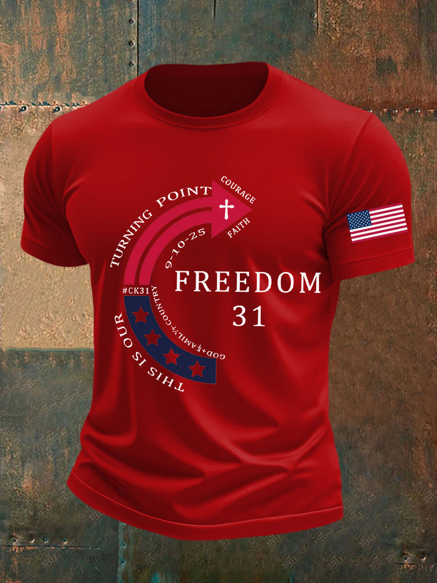 Charlie Kirk TPUSA T-shirt In Loving Memory Of CK Unique Commemorative Merch