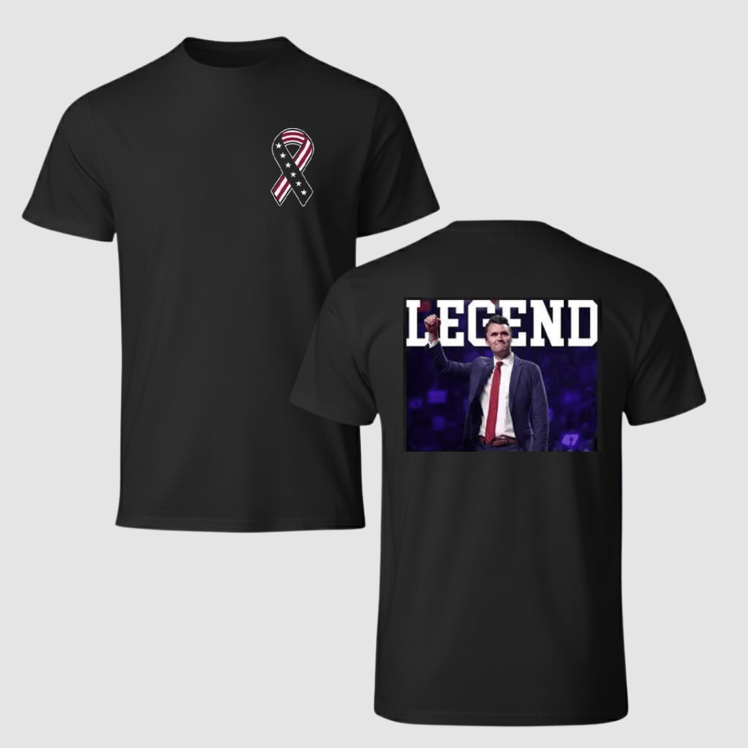 Charlie Kirk TPUSA T-Shirt Legend Never Dies Best Charlie Kirk Tribute Apparel