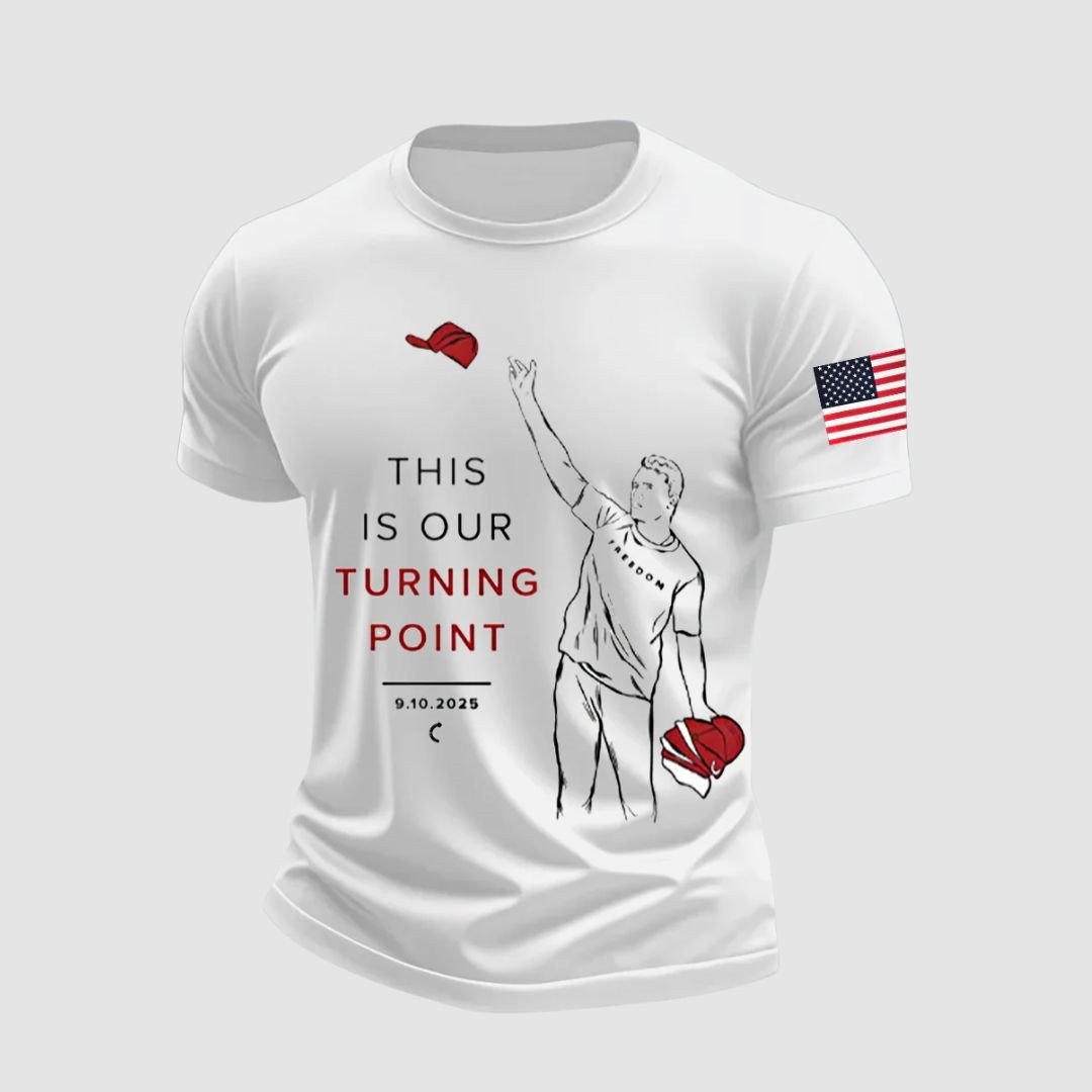Charlie Kirk TPUSA T-Shirt This Is Our Turning Point Charlie Kirk Commemorative Shirt