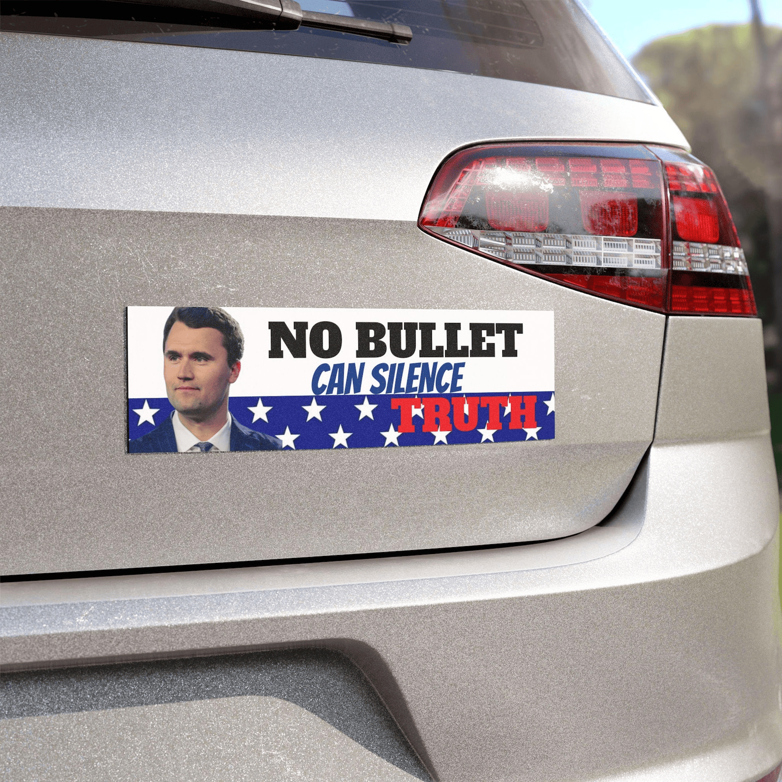 Charlie Kirk Tribute Car Magnet Political Bumper Sticker Republican Patriotic Pride Gift