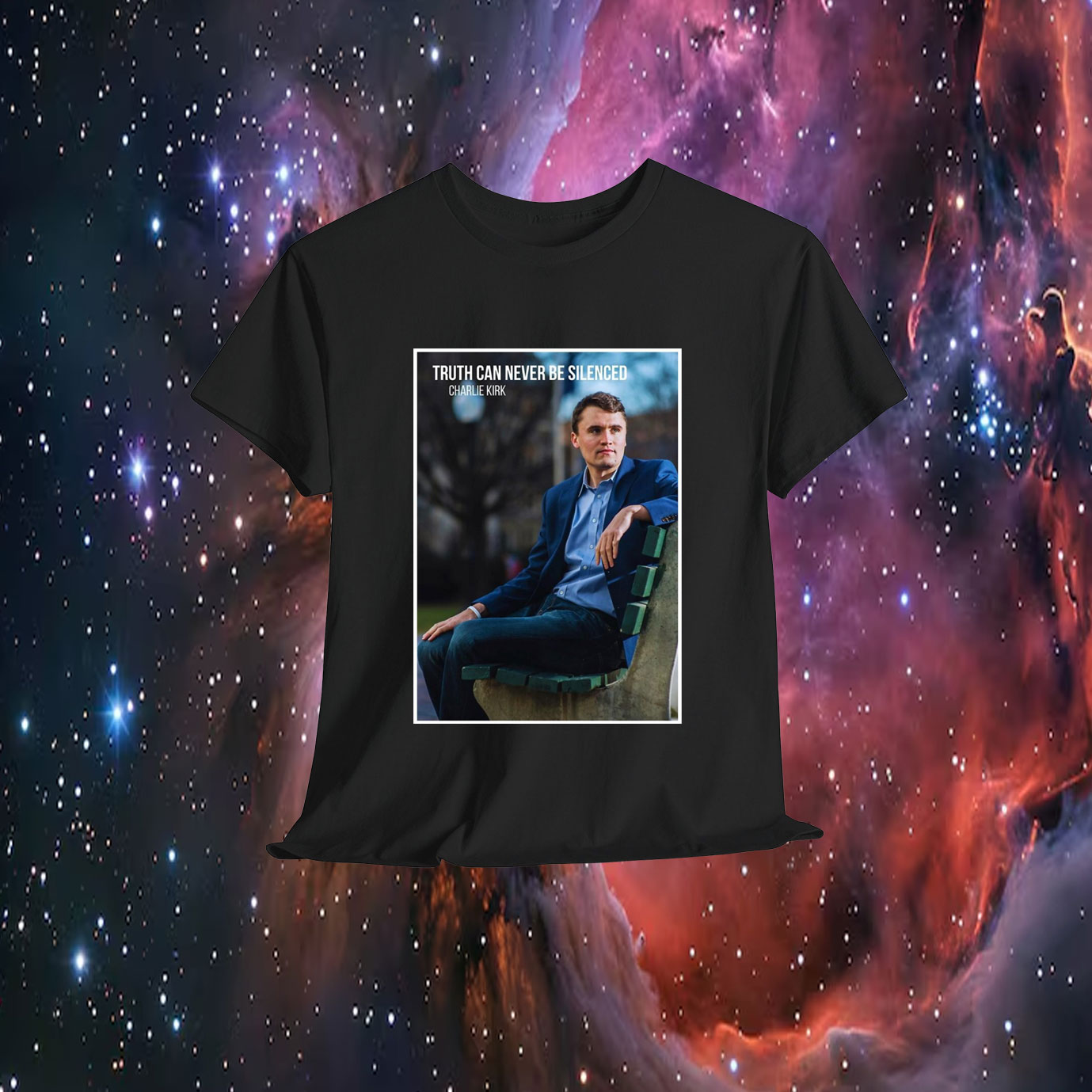 Charlie Kirk Truth Can Never Be Silenced Shirt