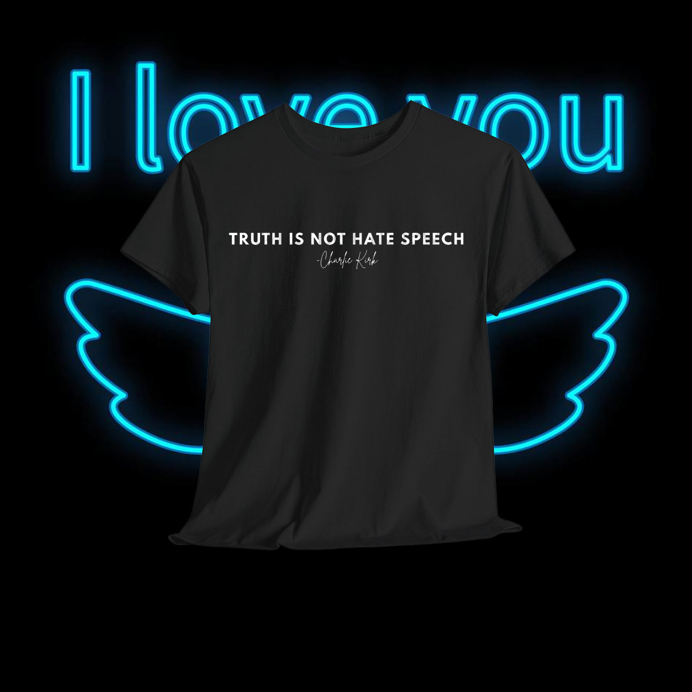 Charlie Kirk Truth is Not Hate Speech Shirt