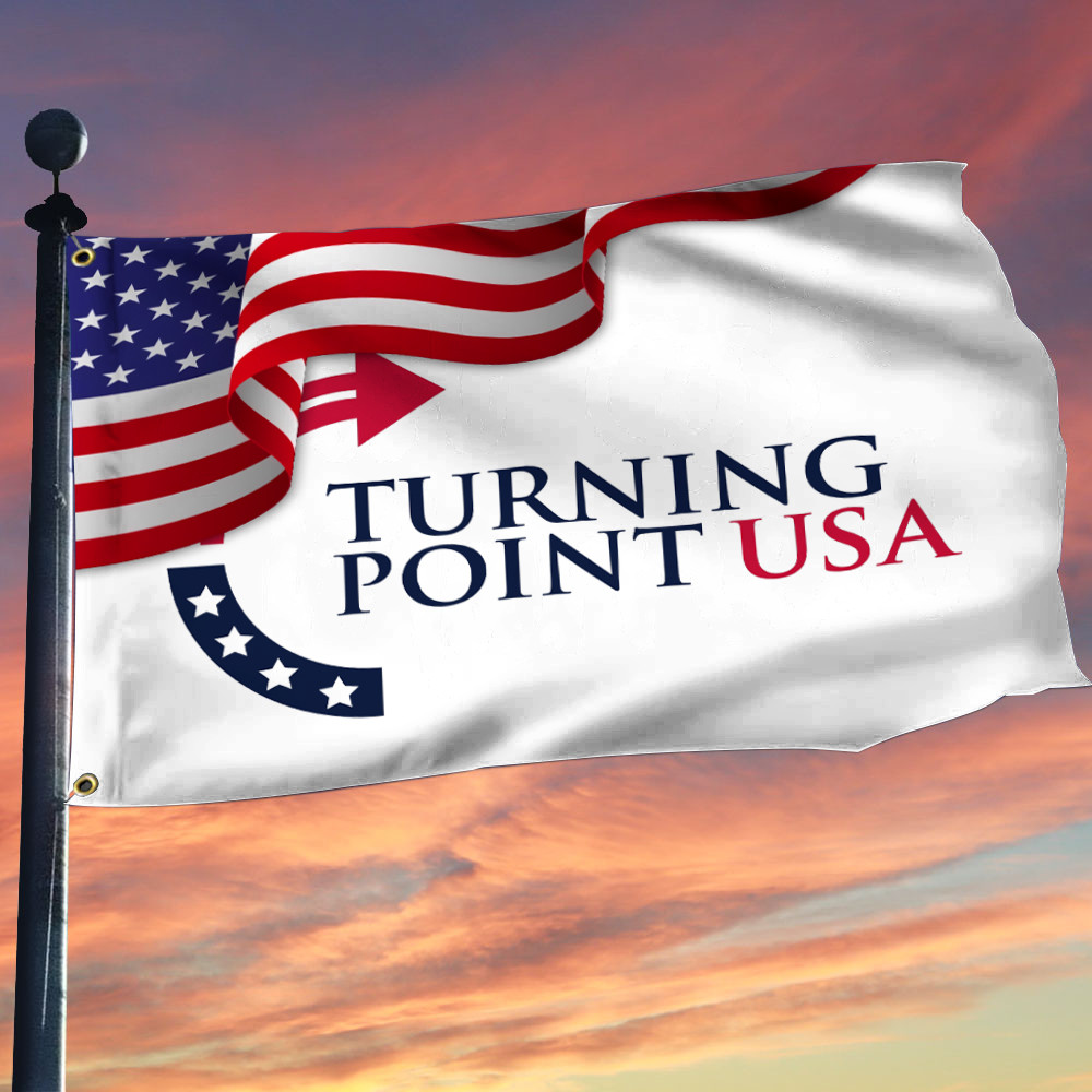 Charlie Kirk Turning Point Flag TPUSA R.I.P Charlie Kirk 47 Merchandise