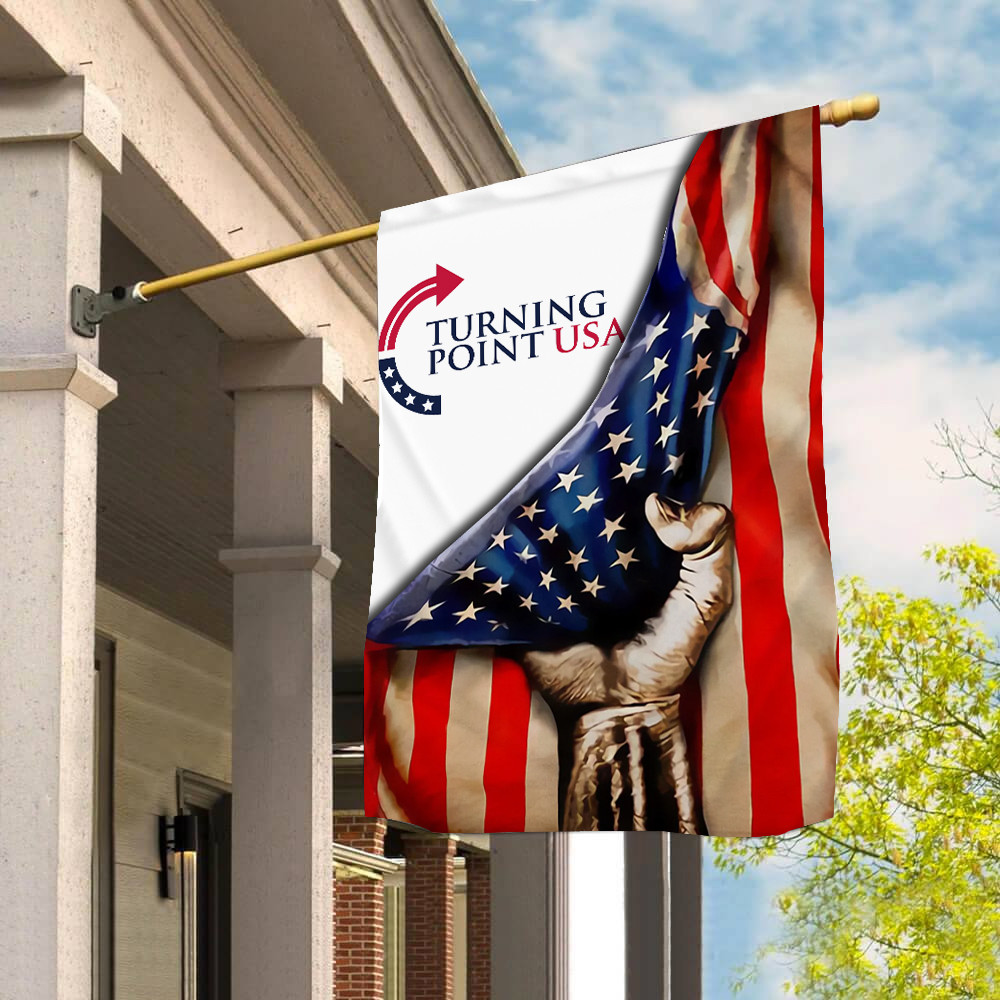 Charlie Kirk Turning Point Flag TPUSA U.S Red Thin Flag Charlie Kirk 47 Commemorative Gifts