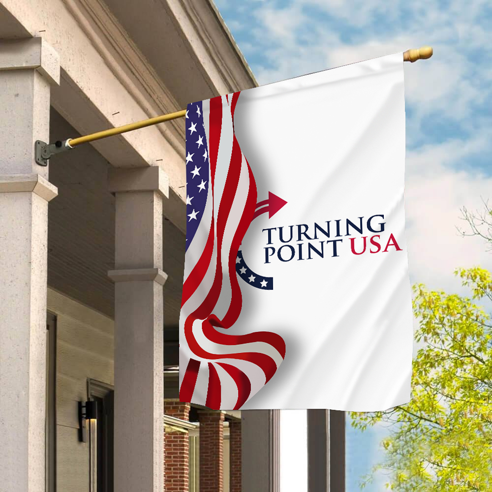 Charlie Kirk Turning Point Flag Turning Point USA Charlie Kirk TPUSA Merchandise Gift Ideas