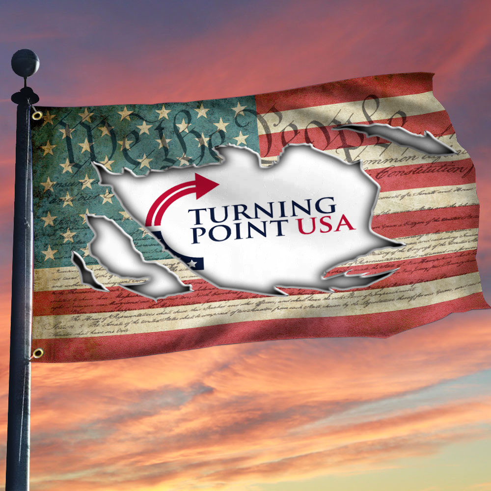 Charlie Kirk Turning Point Flag We The People TPUSA R.I.P Charlie Kirk 47 Merchandise