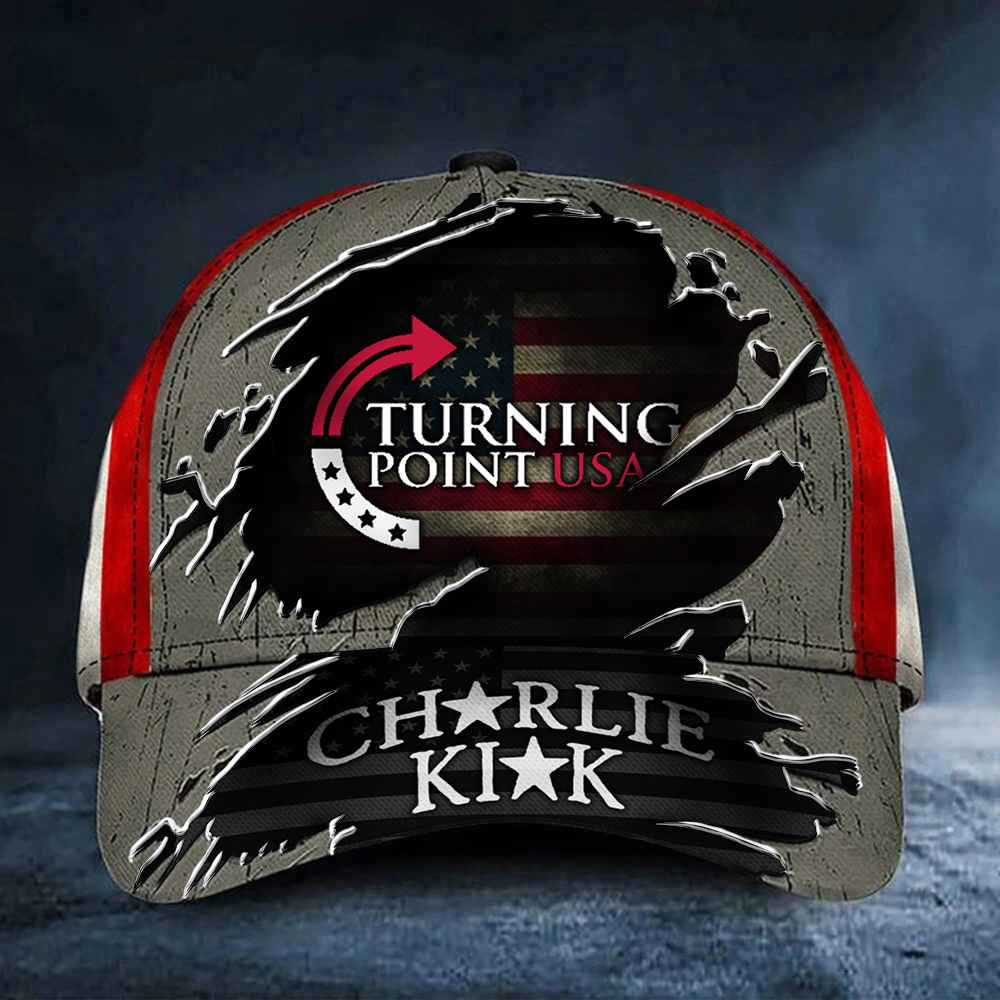 Charlie Kirk Turning Point Hat Charlie Kirk Memorial Best Merch For Loyalist