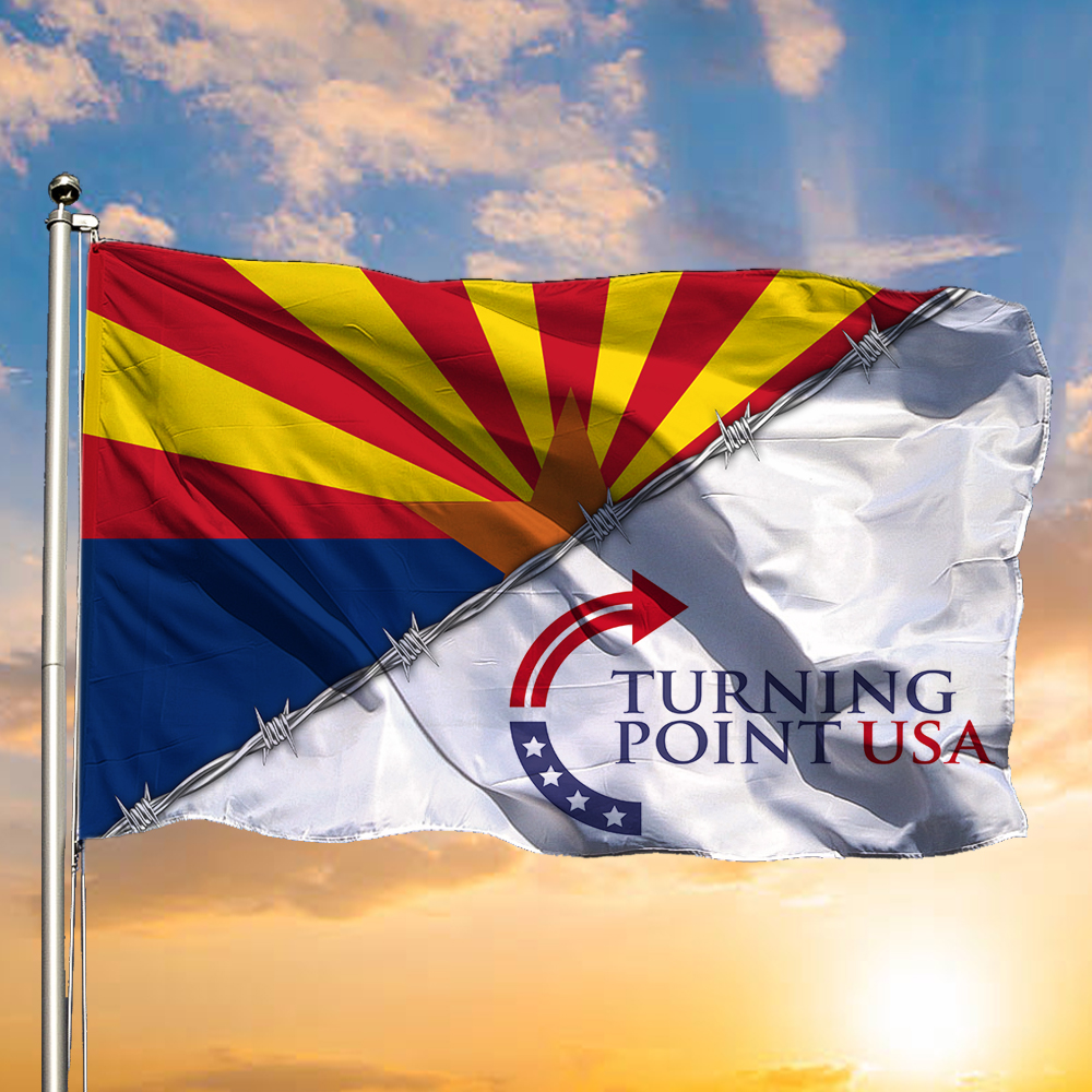 Charlie Kirk Turning Point USA Flag Canyon Freedom Stand With Charlie Kirk Decorations Gifts