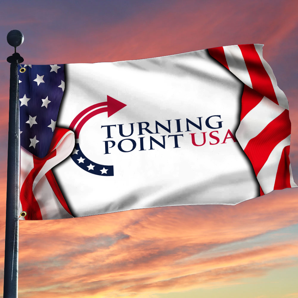 Charlie Kirk Turning Point USA Flag TPUSA Charlie Kirk Freedom TPUSA Gifts For Enthusiasts