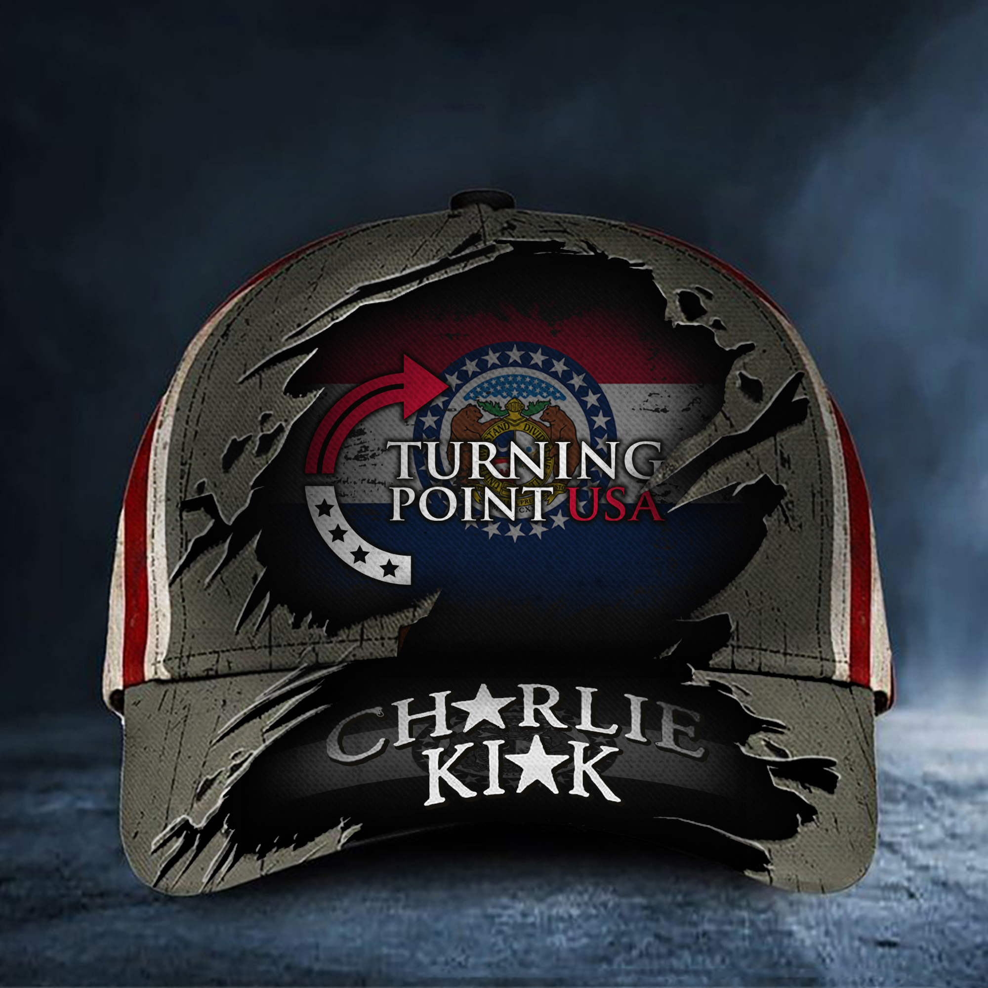 Charlie Kirk Turning Point USA Hat His Voice Lives On Show Me Freedom Baseball Cap For Friends