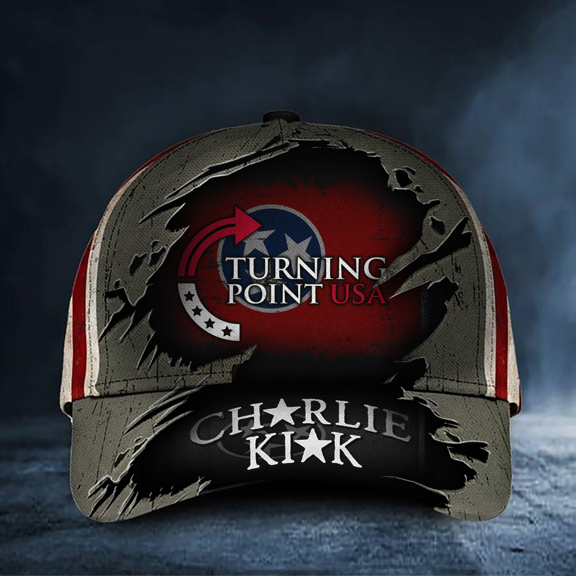 Charlie Kirk Turning Point USA Hat Volunteer Freedom Stand With Charlie Kirk Merch Presents
