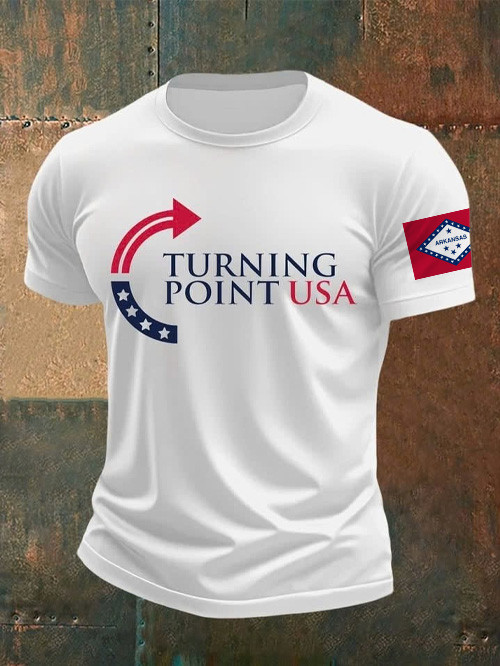 Charlie Kirk Turning Point USA T-Shirt Natural Freedom TPUSA Freedom Shirt Gifts For Him