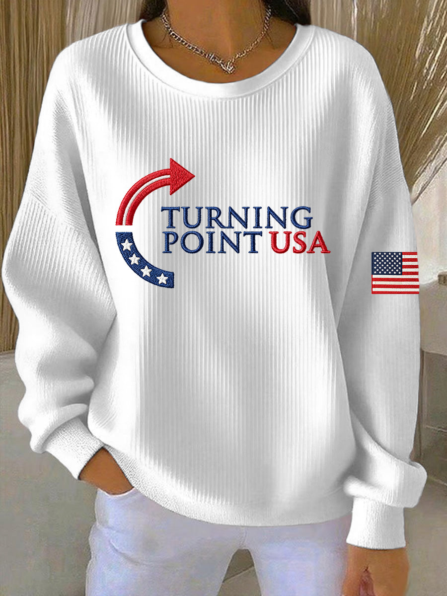 Charlie Kirk Turning Point USA Trump Commemorative Sweatshirt Charlie Kirk Merch Store