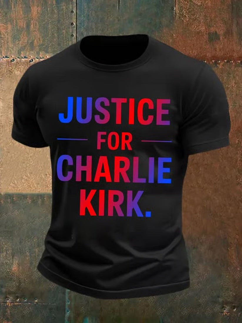 Charlie Kirk Turning Point USA Trump Commemorative T-Shirt Best Gift For America Supporters