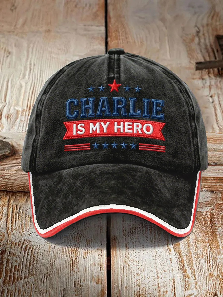 Charlie Kirk Unisex Resort RIP American Hero Design Print Embroidered Hat Best Gift For America Supporters