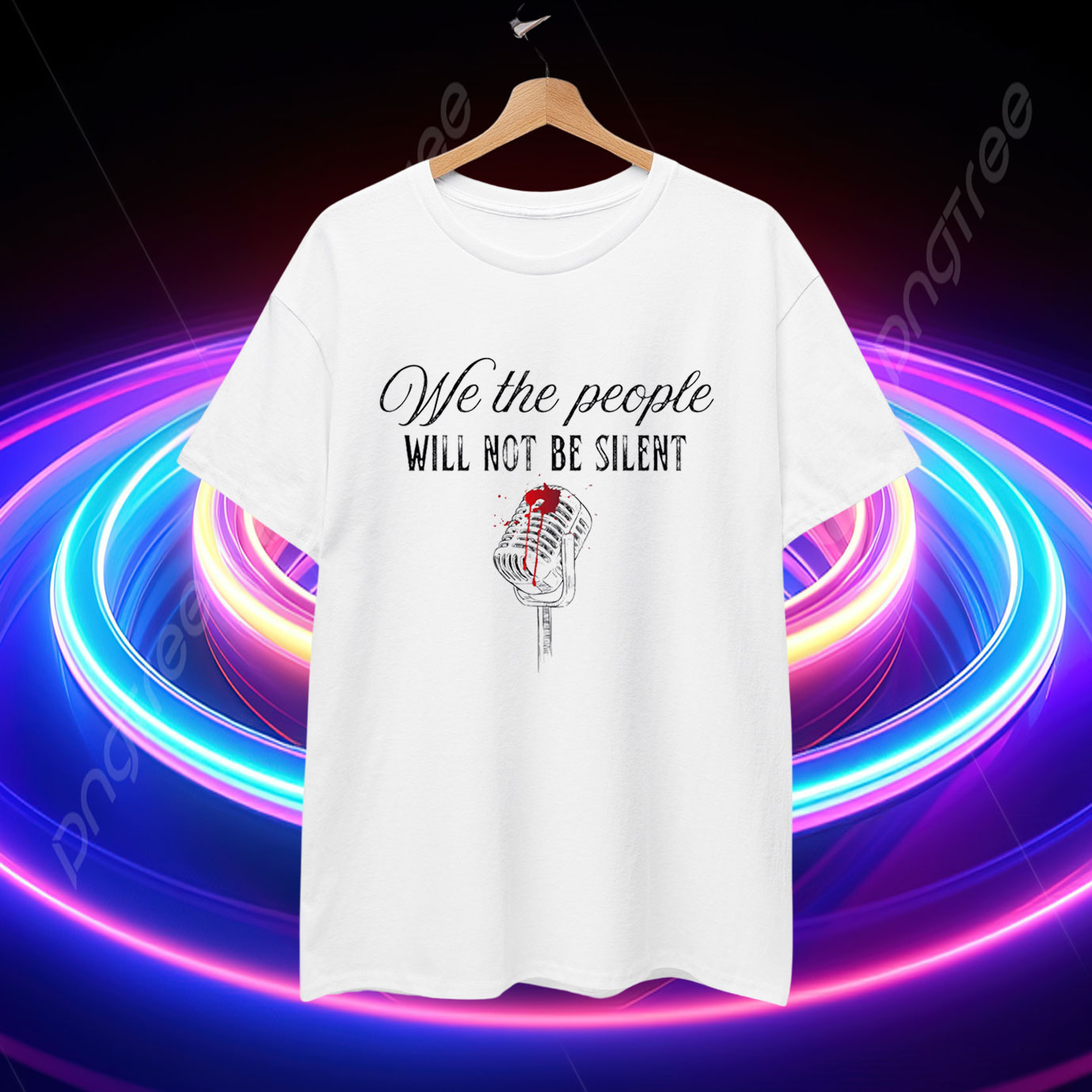 Charlie Kirk We The People Will Not Be Silent T-Shirt