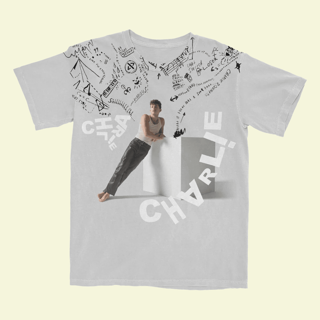 Charlie Puth Merch CHARLIE T-Shirt Music Lover Gift Ideas For Him