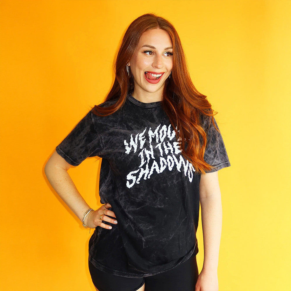 Charlotte Dobre We Move In The Shadows Wash Shirt Charlotte Dobre Merch For Fan Gift Charlotte Dobre We Move In The Shadows Wash Shirt Charlotte Dobre Merch For Fan Gift