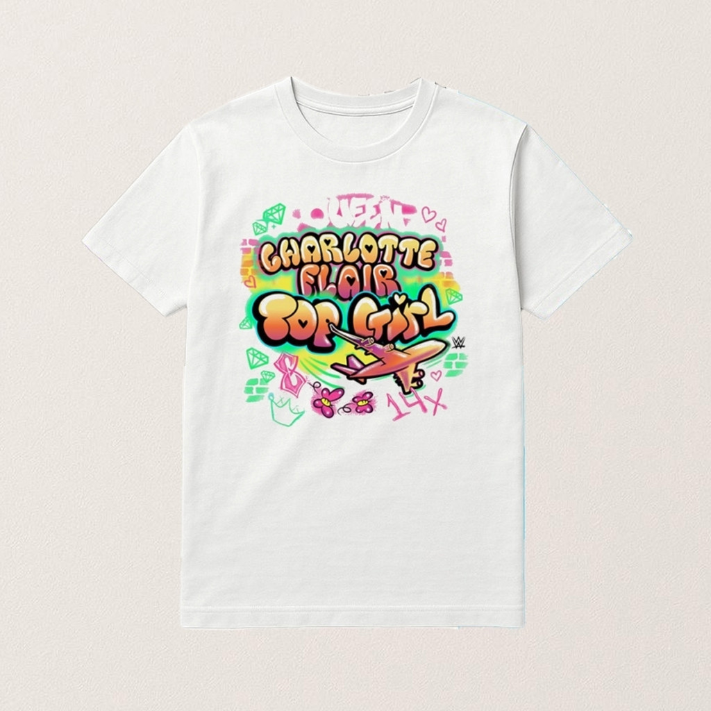 Charlotte Flair Top Girl Graffiti Shirt Birthday Ideas For Girlfriend Charlotte Flair Top Girl Graffiti Shirt Birthday Ideas For Girlfriend