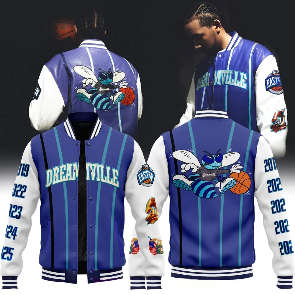 Charlotte Hornets Dreamville Special Edition Varsity Jacket Best Gifts For Fan Lovers