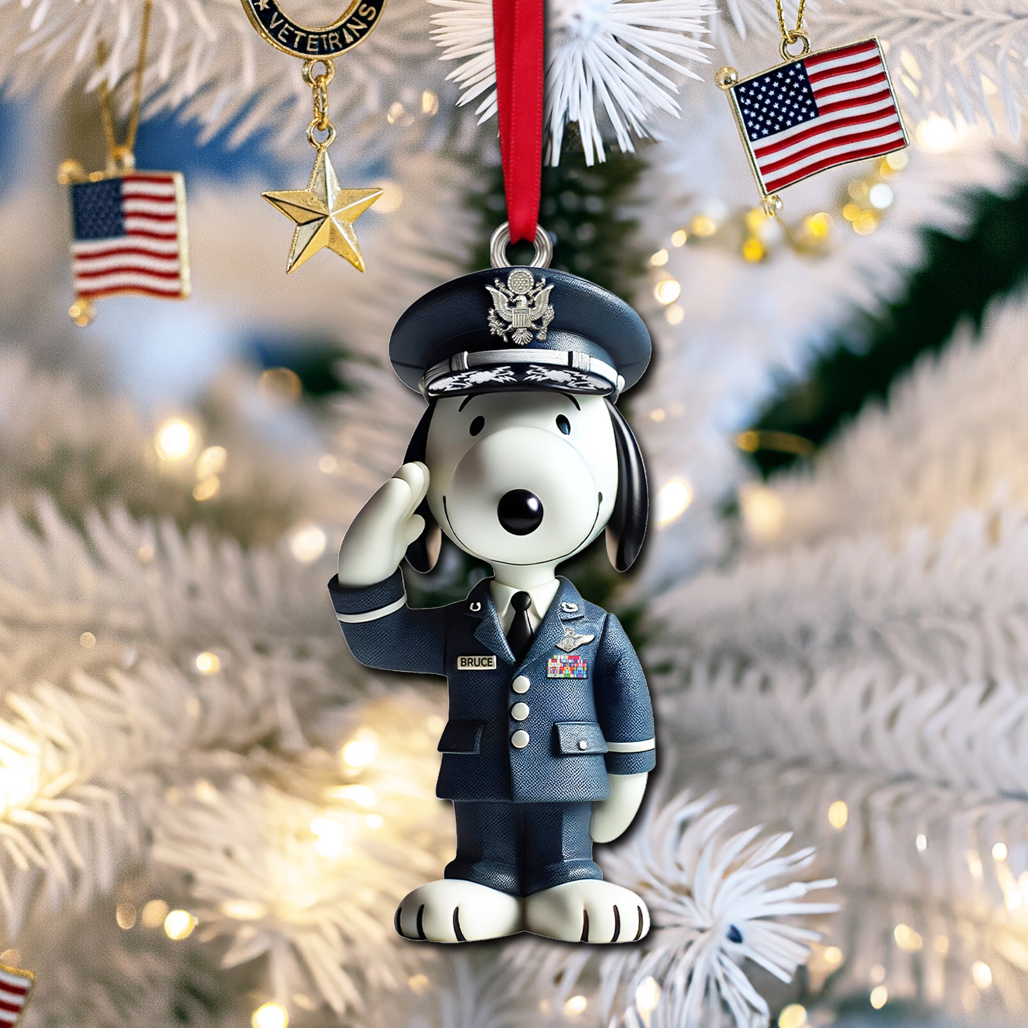Charming Buddy Ornament - Personalized Fighter Christmas Gifts - Christmas Ornament Gift Idea