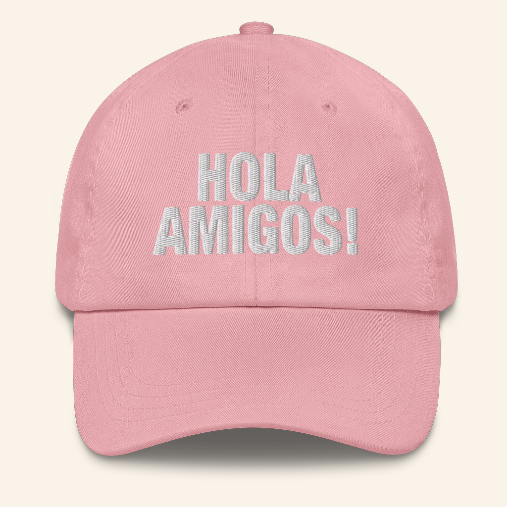 Charo Merch Hola Amigos Embroidered Hat Present For Girlfriend Charo Merch Hola Amigos Embroidered Hat Present For Girlfriend