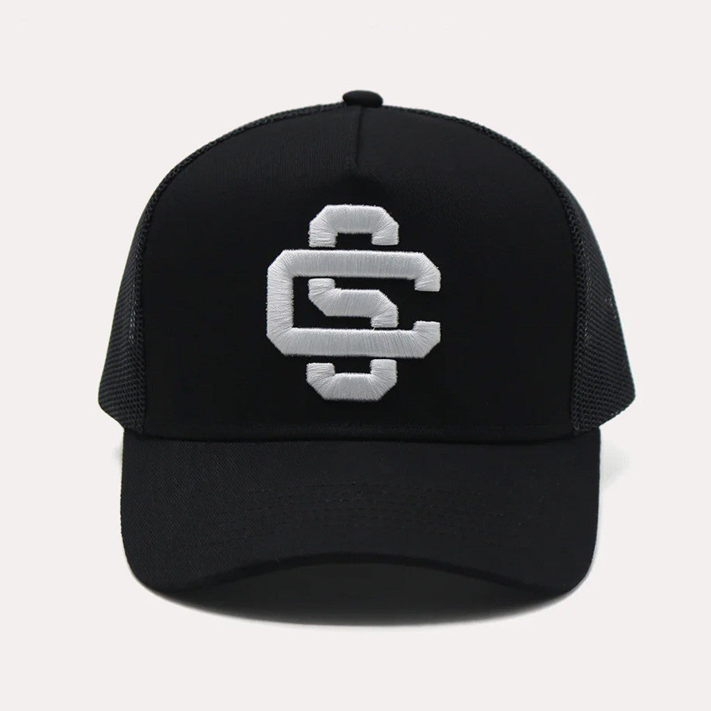 Chase And Status Merch CS Embroidered Trucker Cap Gift Ideas For Husband Chase And Status Merch CS Embroidered Trucker Cap Gift Ideas For Husband