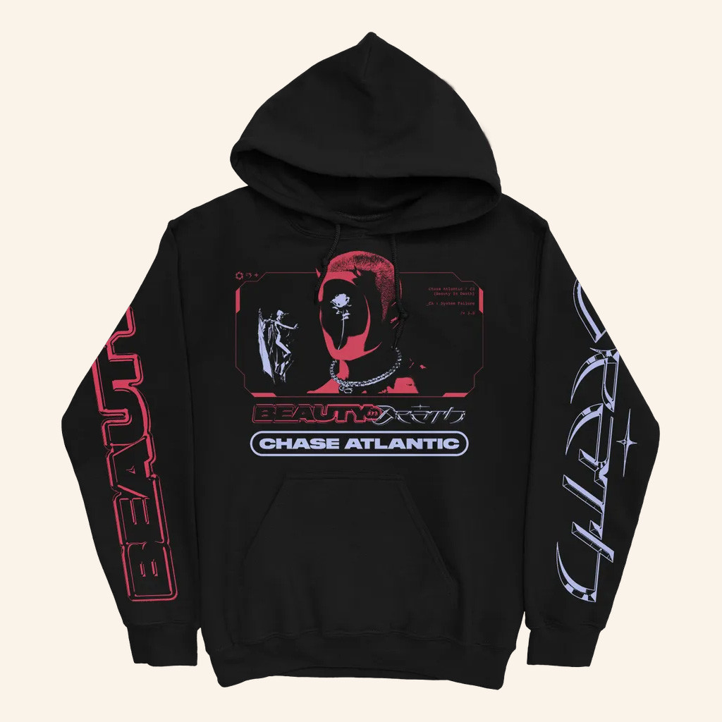 Chase Atlantic Merch Beauty In Death Hoodie Chase Atlantic Hoodie Gifts For Music Fans