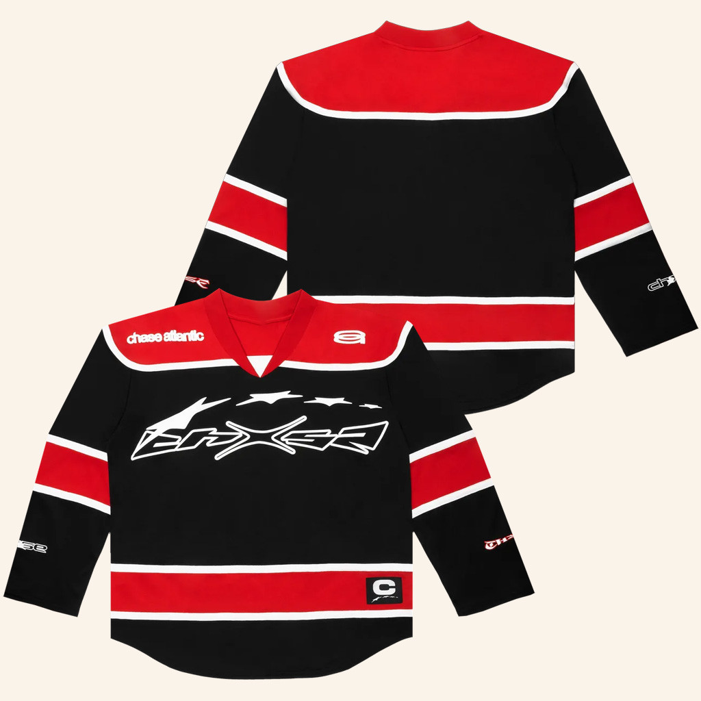 Chase Atlantic Merch Chxse x Chxse Hockey Jersey Music Related Gifts For Guys Chase Atlantic Merch Chxse x Chxse Hockey Jersey Music Related Gifts For Guys