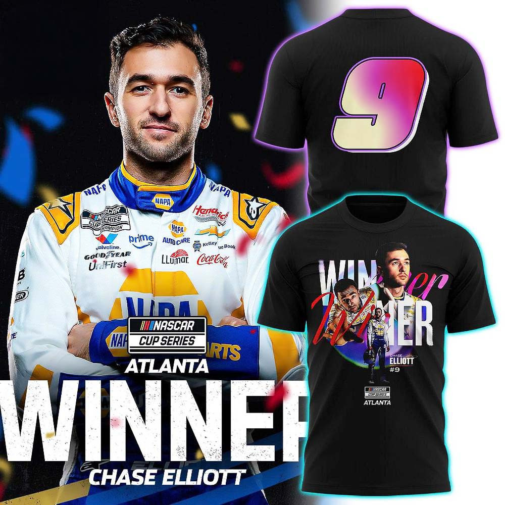 Chase Elliott ATLANTA Winner Limited Edition T-Shirt Unique Gifts For Husband