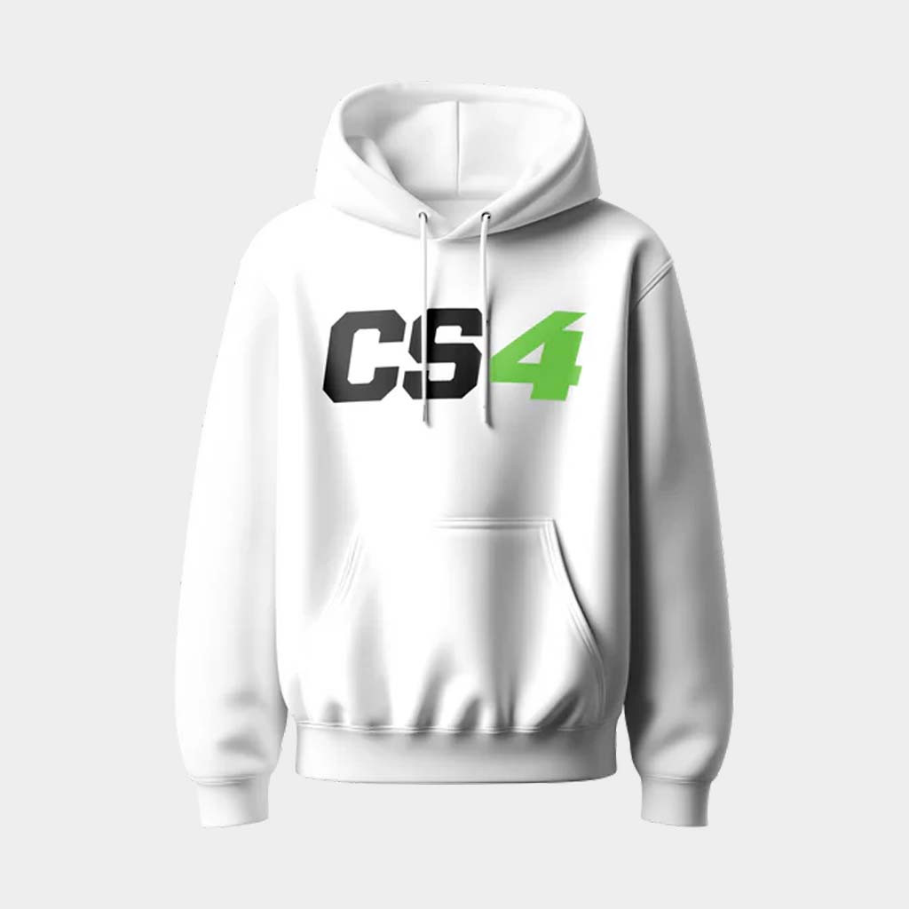 Chase Sexton Merch White CS4 Hoodie Best Gifts For Racer Fans