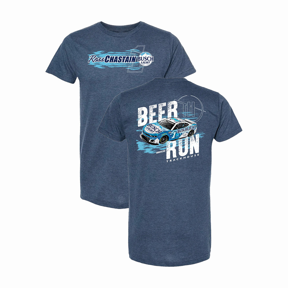 Chastain Busch Light Beer Run T-Shirt Trackhouse Racing Clothes Good Gift For Him