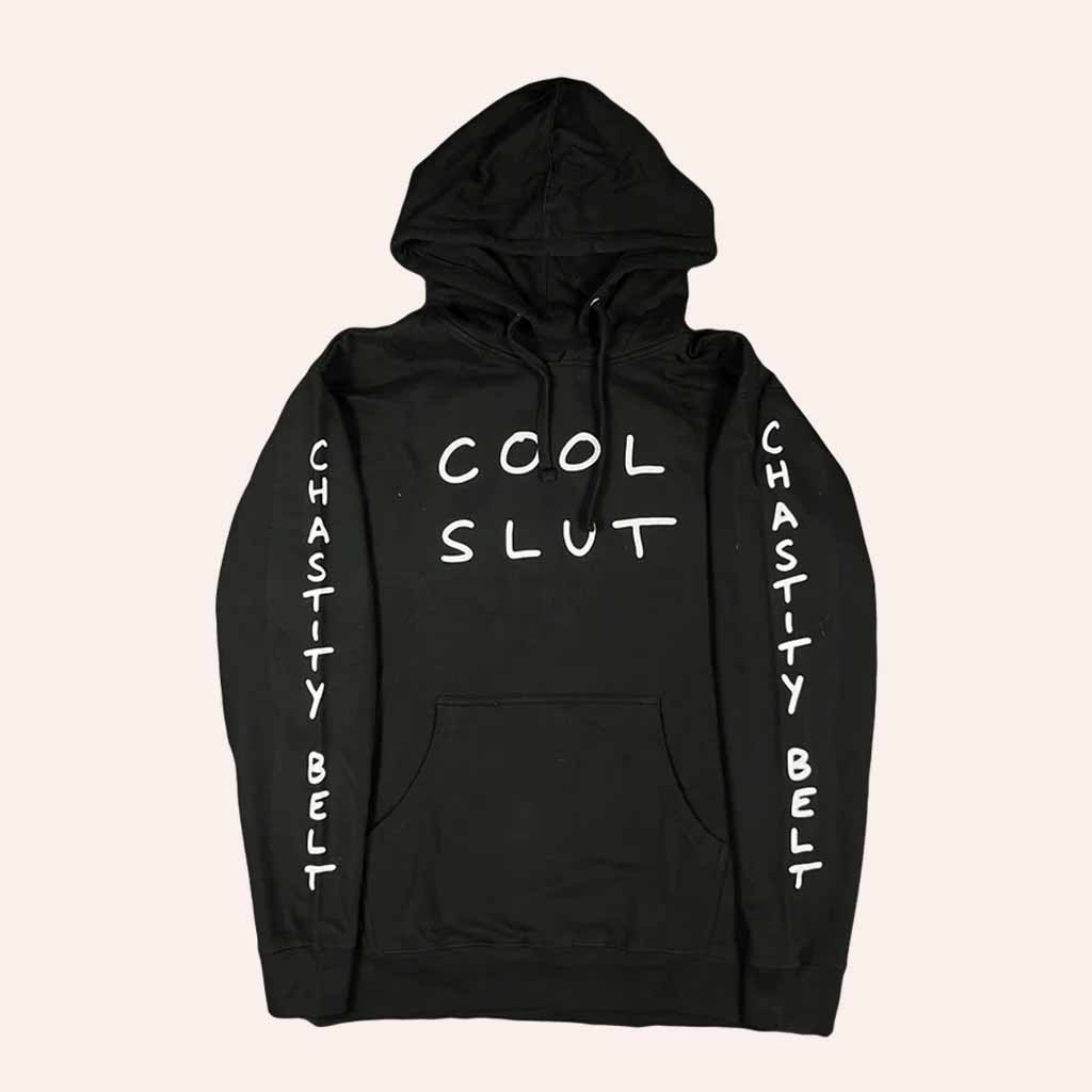 Chastity Belt Merch Cool Slut Black Hoodie Christmas Gift For Best Friend