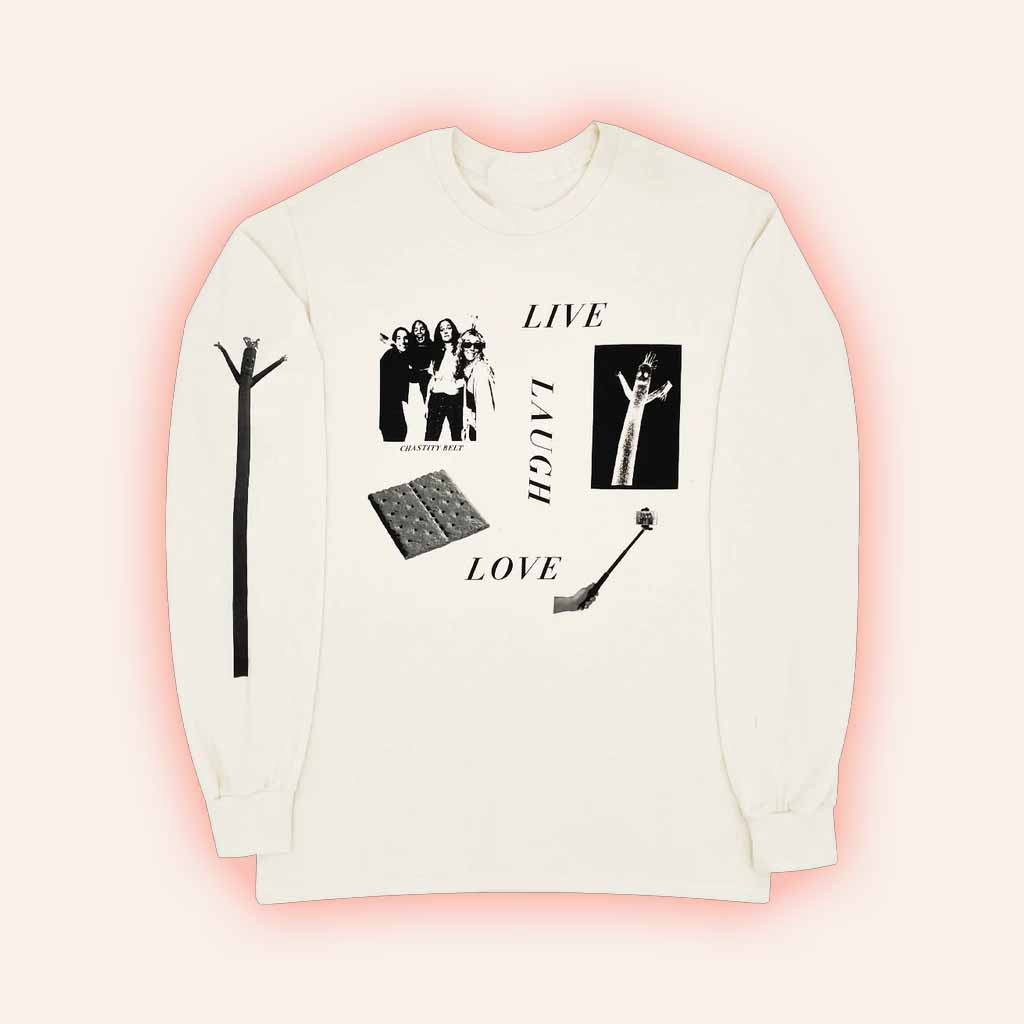 Chastity Belt Merch Live Laugh Love Long Sleeve Shirt Gift Ideas For Girlfriend Chastity Belt Merch Live Laugh Love Long Sleeve Shirt Gift Ideas For Girlfriend