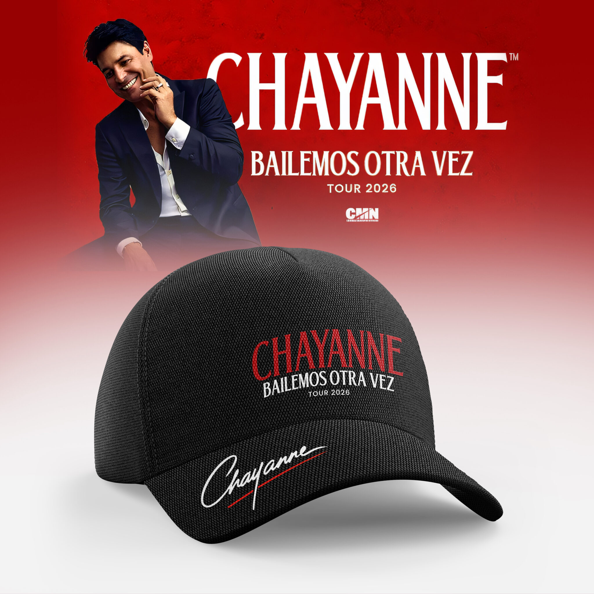 Chayanne Bailemos Otra Vez Tour 2026 Hat Chayanne Baseball Cap Fans Gift For Him
