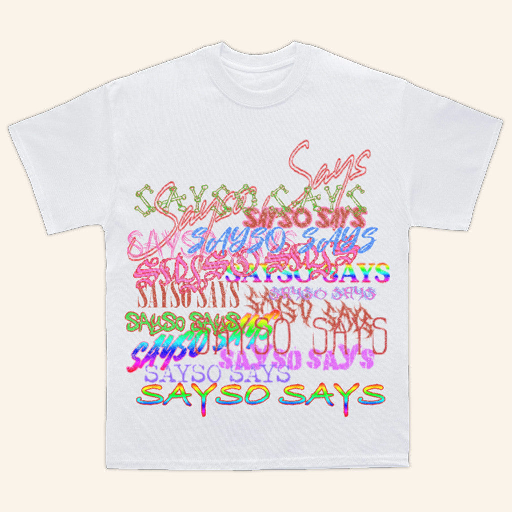 Che Merch White Sayso Says T-Shirt Rapper Che Shirt Best Gifts For Fans