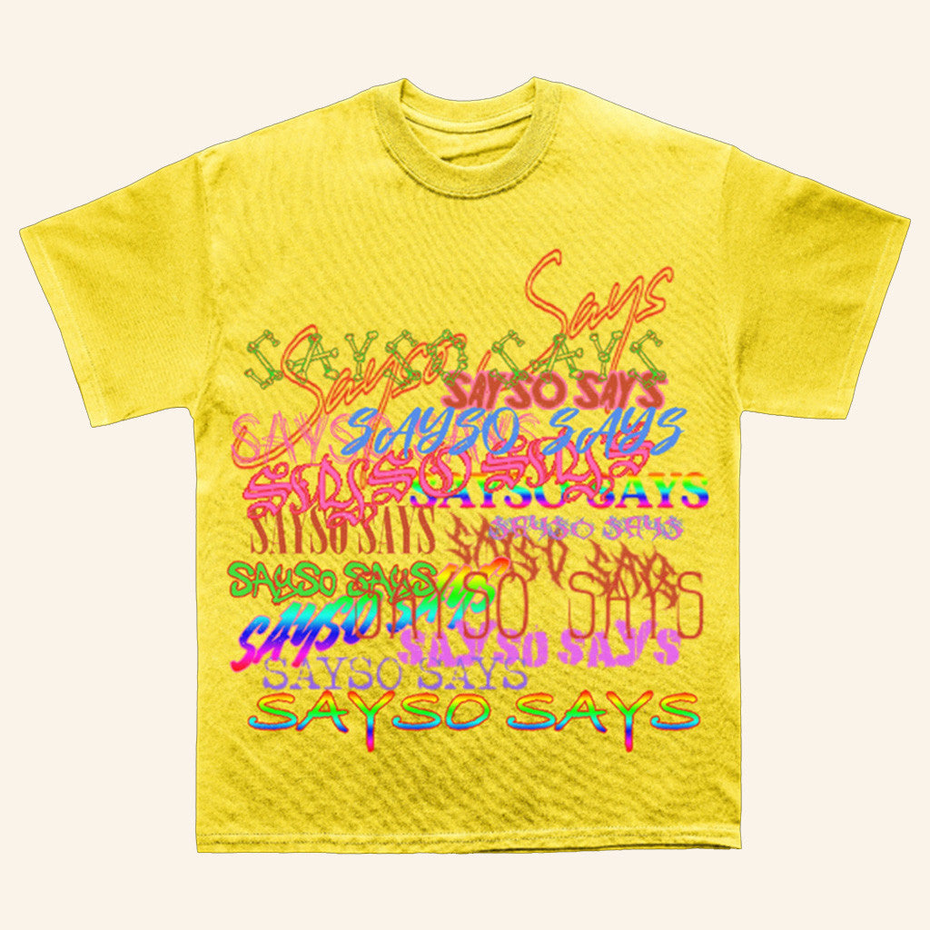 Che Merch Yellow Sayso Says T-Shirt Rapper Che Shirt Gifts For Best Friends Che Merch Yellow Sayso Says T-Shirt Rapper Che Shirt Gifts For Best Friends