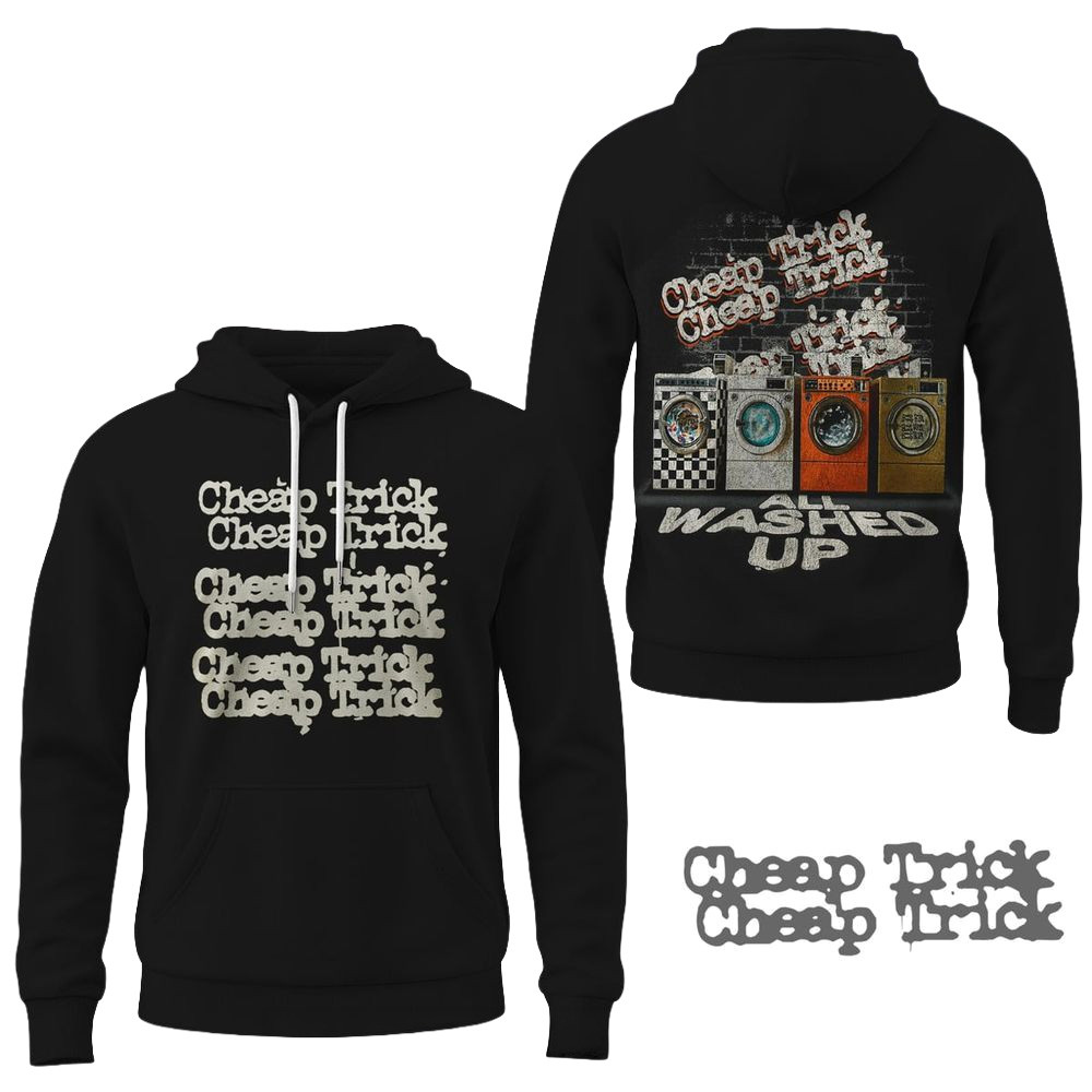 Cheap Trick All Washed Up Hoodie Cheap Trick Merch Gifts For Rock Band Fans